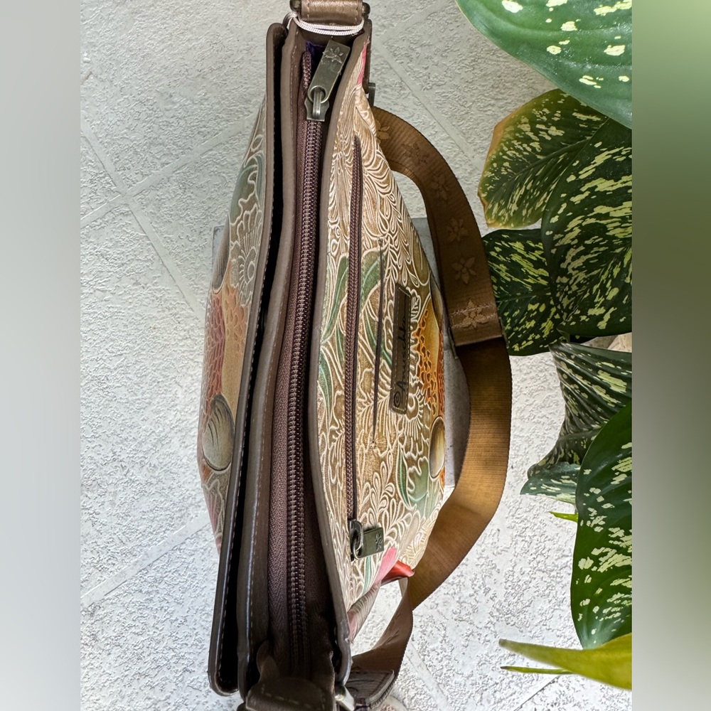 ANUSCHKA Cleopatra's Leopard Print Crossbody Bag - Picture 11 of 16